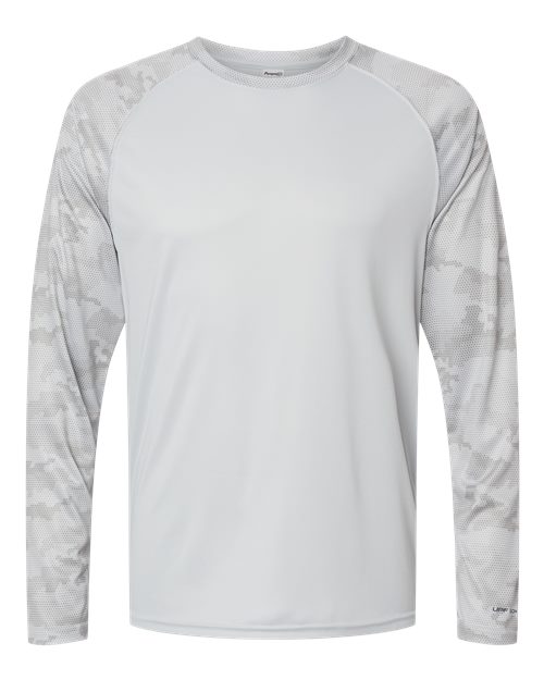 Paragon Unisex Cayman Performance Camo Colorblocked Long Sleeve T-Shirt