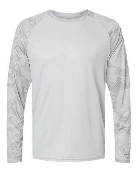 Paragon Unisex Cayman Performance Camo Colorblocked Long Sleeve T-Shirt