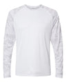 Paragon Unisex Cayman Performance Camo Colorblocked Long Sleeve T-Shirt