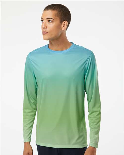 Barbados Performance Pin Dot Long Sleeve T-Shirt