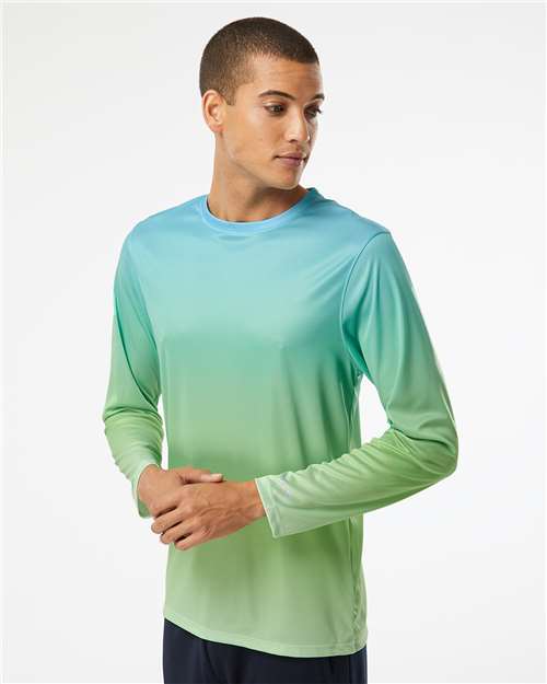 Barbados Performance Pin Dot Long Sleeve T-Shirt