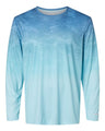 Montauk Oceanic Fade Performance Long Sleeve T-Shirt