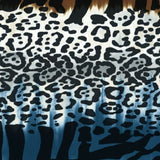 Printed Spandex Zebra Mix Safari