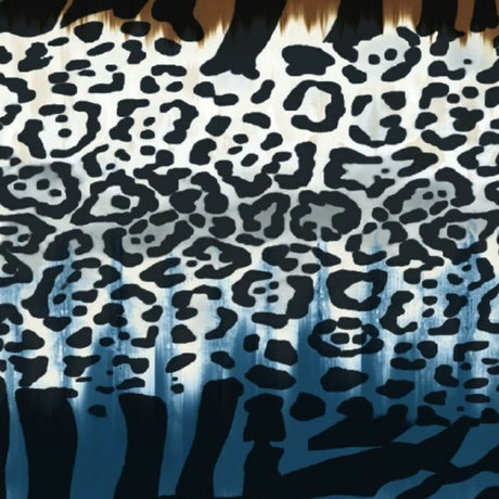 Printed Spandex Zebra Mix Safari