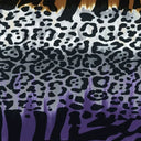 Printed Spandex Zebra Mix Safari