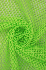 Fishnet Mesh Stretch Fabric
