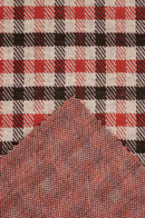 Plaid Double Knit Jacquard Stretch Fabric
