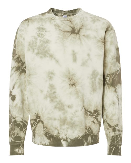 Unisex Midweight Tie-Dyed Crewneck Sweatshirt