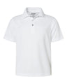 Youth Saratoga Performance Mini Mesh Polo