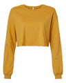 Bella + Canvas Women's FWD Fashion Crop Long Sleeve Tee