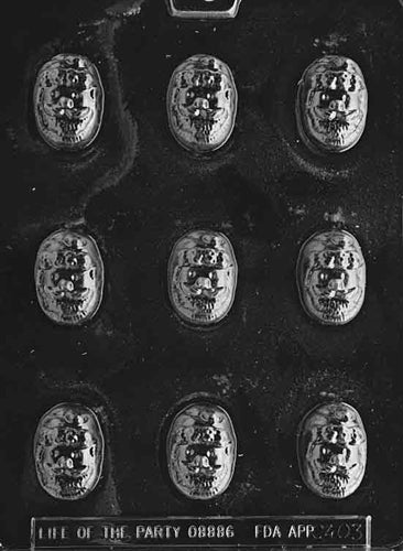 Santa Face Bonbon Chocolate Mold - LPC403