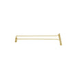Winco Wire Glass Hanger/Holder Rack, Brass Plated, 16"