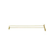 Winco Wire Glass Hanger/Holder Rack, Brass Plated, 24"