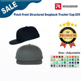 Richardson® Pinch Front Structured Snapback Trucker Cap