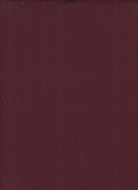 Rib Solid Stretch Knit Fabric