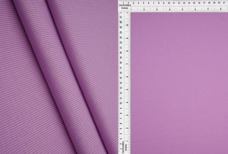 Rib Solid Stretch Knit Fabric