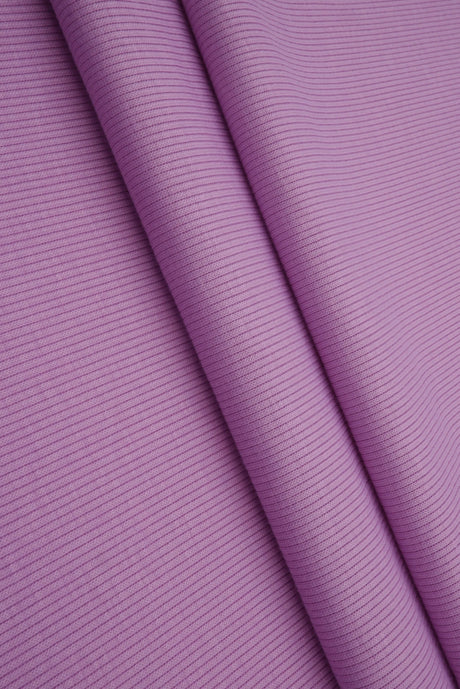 Rib Solid Stretch Knit Fabric