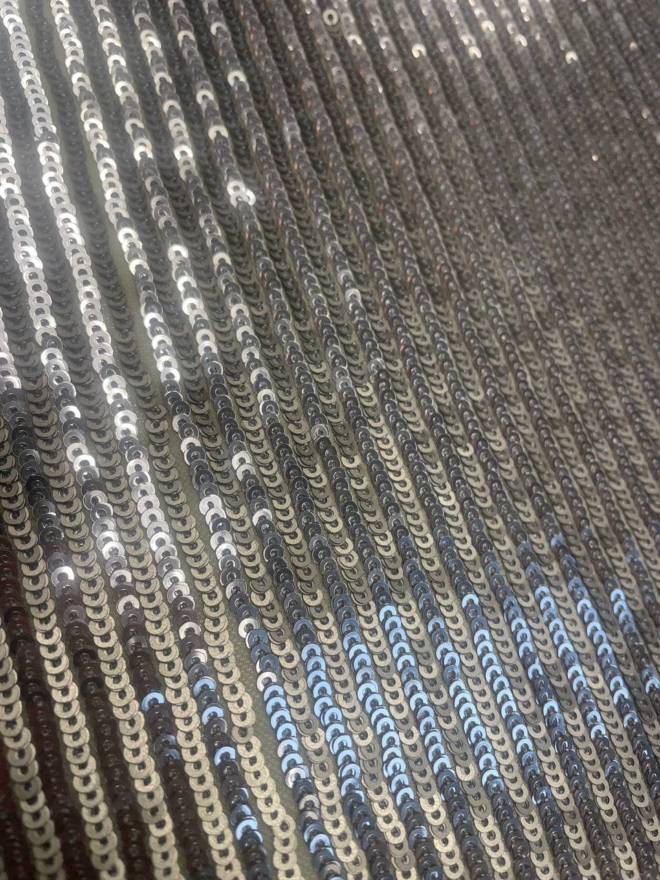 Polyester Elastane Mesh Fabric With Sequins
