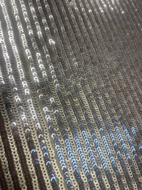 Polyester Elastane Mesh Fabric With Sequins