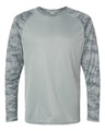 Cayman Performance Camo Colorblocked Long Sleeve T-Shirt