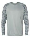 Paragon Unisex Cayman Performance Camo Colorblocked Long Sleeve T-Shirt