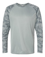 Paragon Unisex Cayman Performance Camo Colorblocked Long Sleeve T-Shirt