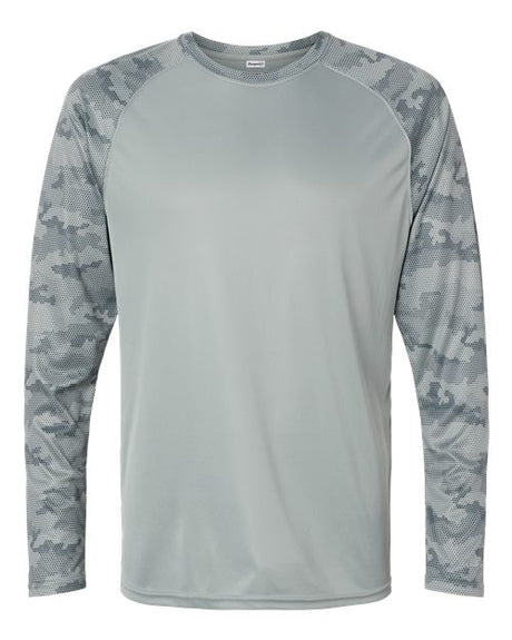 Paragon Unisex Cayman Performance Camo Colorblocked Long Sleeve T-Shirt