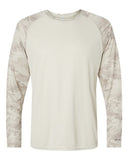 Camiseta de manga larga Cayman Performance Camo con bloques de color