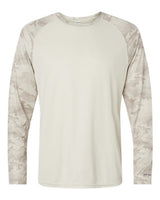 Cayman Performance Camo Colorblocked Long Sleeve T-Shirt