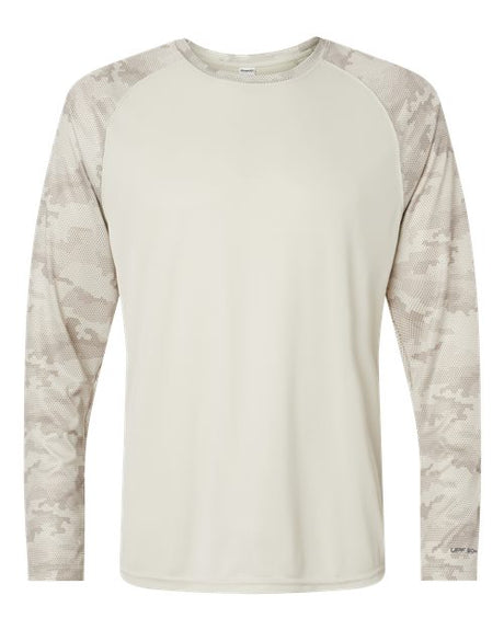 Paragon Unisex Cayman Performance Camo Colorblocked Long Sleeve T-Shirt