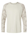 Paragon Unisex Cayman Performance Camo Colorblocked Long Sleeve T-Shirt