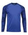 Paragon Unisex Cayman Performance Camo Colorblocked Long Sleeve T-Shirt