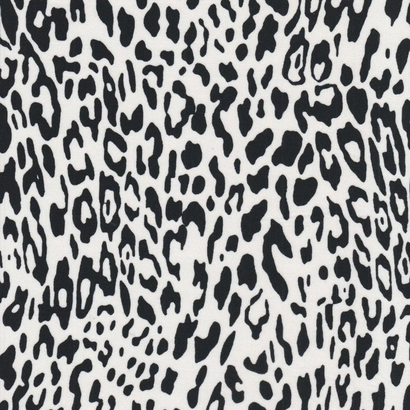 1 Yard DTY Brushed Animal Print Knit Fabric, 58/60″ Wide Polyester Spandex Blend