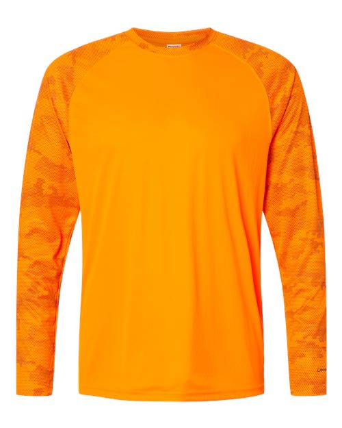 Paragon Unisex Cayman Performance Camo Colorblocked Long Sleeve T-Shirt