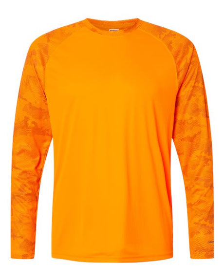 Paragon Unisex Cayman Performance Camo Colorblocked Long Sleeve T-Shirt