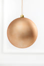 5.5" Caramel Brown Matte Shatterproof Ornament