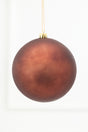 5.5" Espresso Matte Shatterproof Ornament