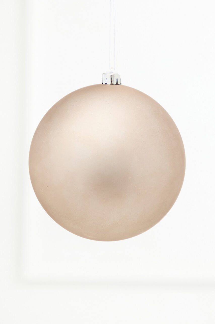 5.5" Smoky Pearl Matte Shatterproof Ornament