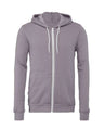 BELLA + CANVAS® Unisex Lightweight Sponge Fleece Zip-Up Hoodie - 3739