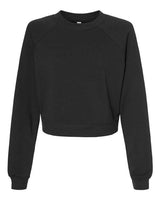 BELLA + CANVAS® Women's Crop Raglan Fleece Crewneck Sweatshirt - 7505