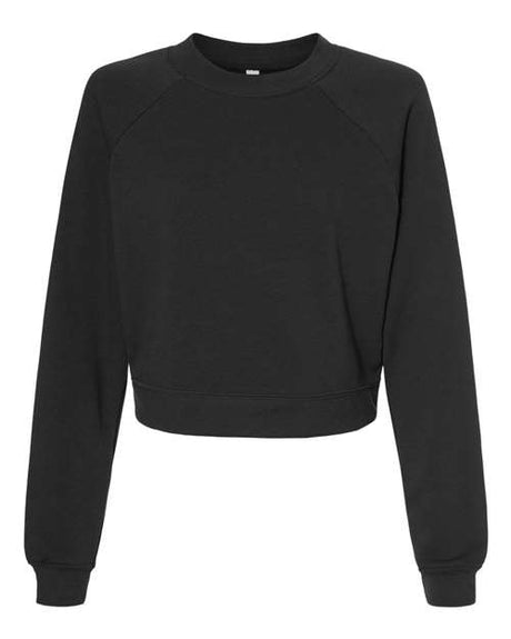 BELLA + CANVAS® Women's Crop Raglan Fleece Crewneck Sweatshirt - 7505