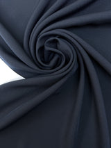 Blue Polyester Elastane Twill Suiting