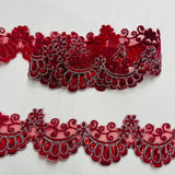 Beaded Corded Lace Trim