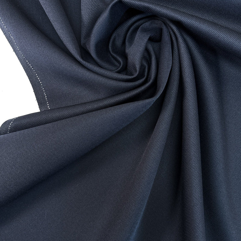 Blue Wool Blend Twill