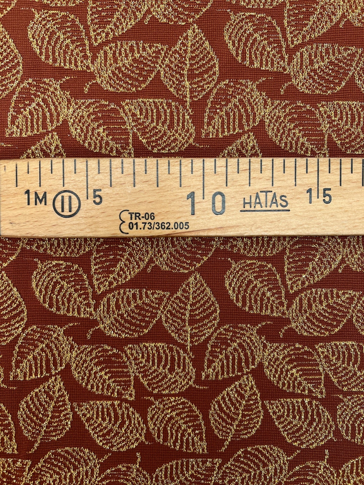 Lurex Knit Golden Brown