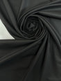 Black Polyester Viscose Twill