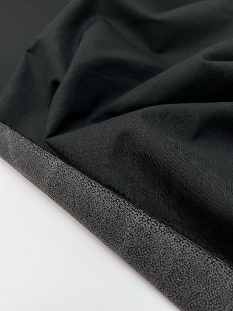 Black Cotton Interlining Fabric