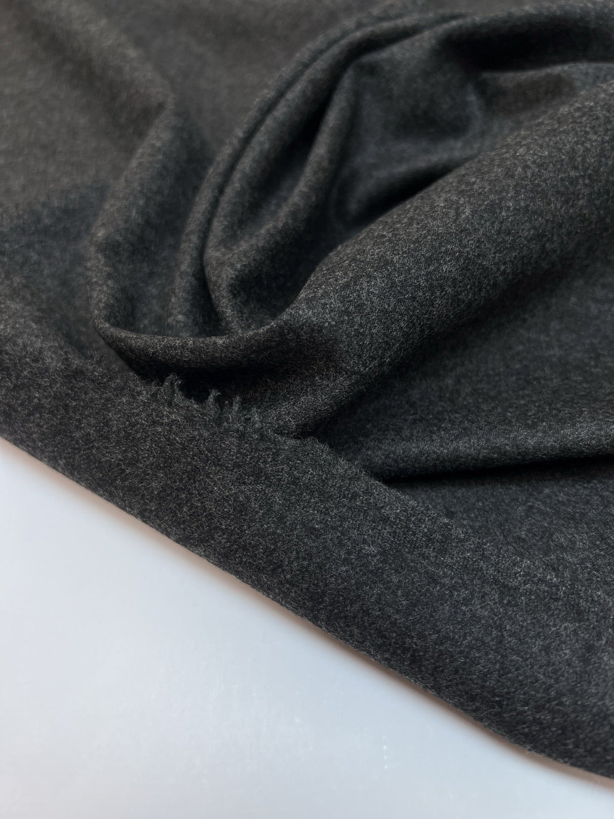 Virgin Wool Tweed Melange Gray Brown