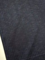 Cotton Denim Herringbone Blue