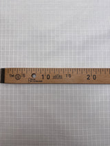 Polyamide Ripstop Checked White